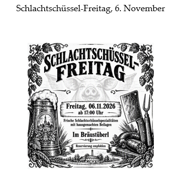 Schlachtschüssel-Freitag